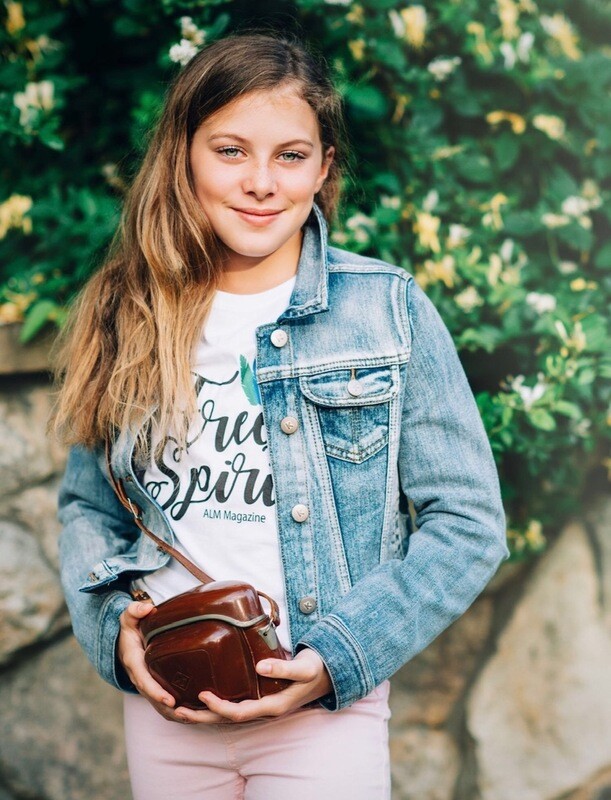 Free Spirit -ALM Magazine Kids Fitted T-shirt