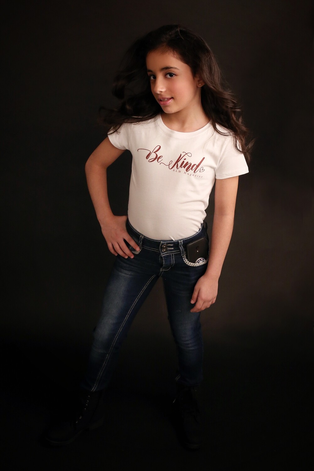 Be Kind-ALM Magazine Kids Fitted T-shirt