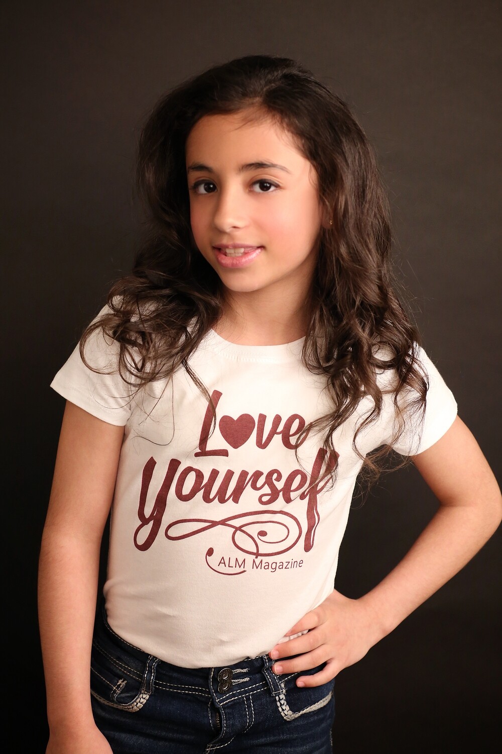Love Yourself-ALM Magazine Kids Fitted T-shirt