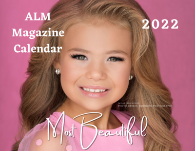 PRINT W/ DIGITAL CALENDAR- ALM Magazine, "Most Beautiful" Kids Calendar, December 2021