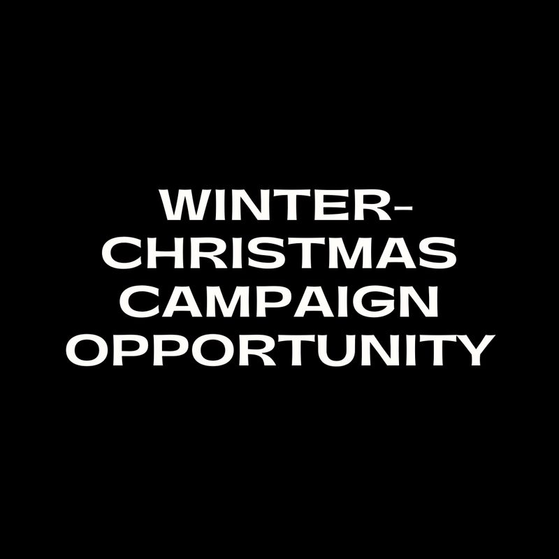 The Walker Collection Winter/Christmas Campaign Opportunity