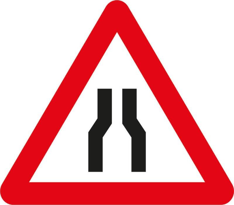 הכביש הולך וצר מקט א-9 109