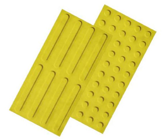 משטח אזהרה 40X40X0.8- פסים