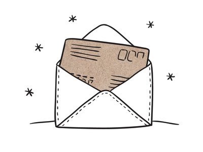 Внешний конверт. Отправка письма на иной, отличный от получателя адрес (услуга).