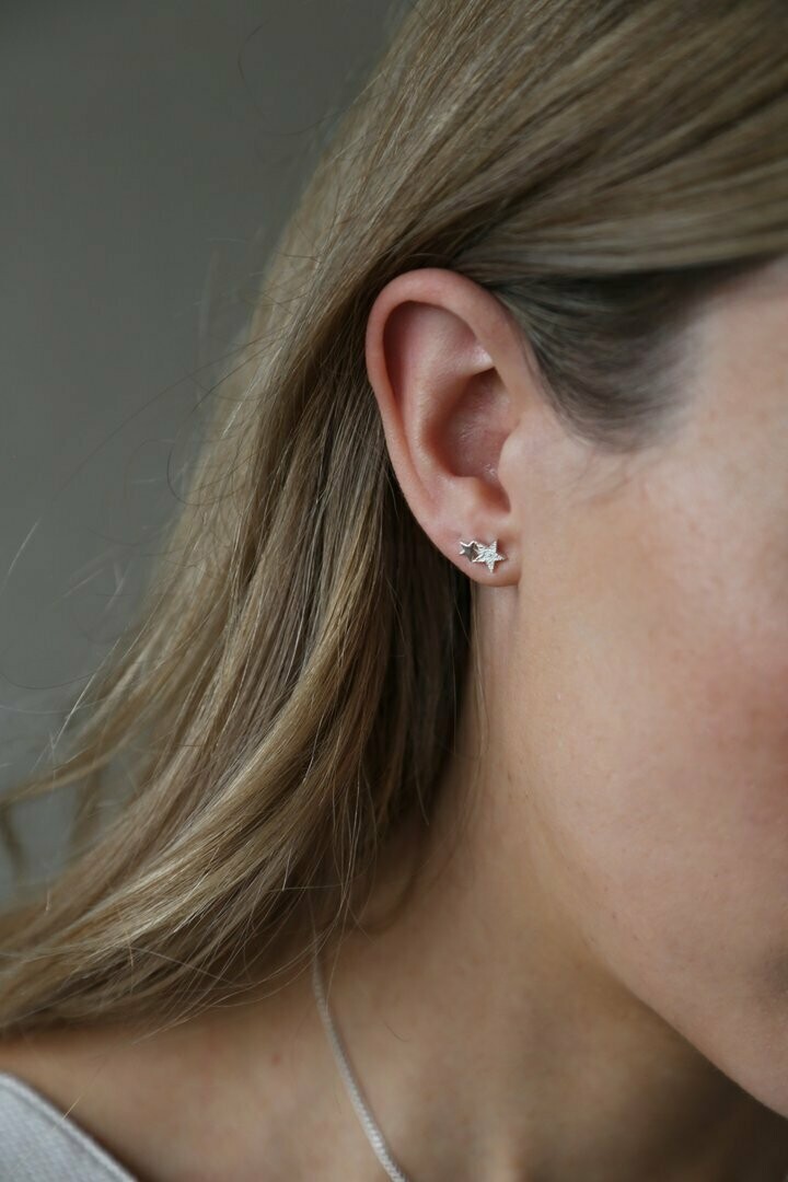 Tutti & Co Starlight Earrings Silver