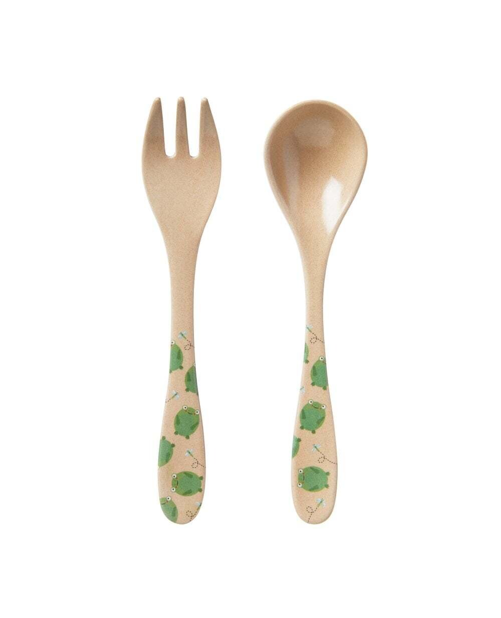 Rice Husk Eco Fork & Spoon Set