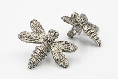Dragonfly Drawer Handle Pewter Finish