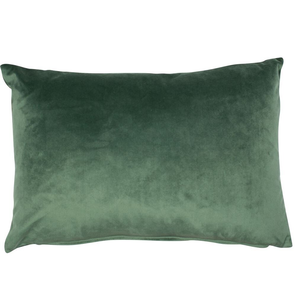 Eucalyptus Green Velvet Rectangular Cushion