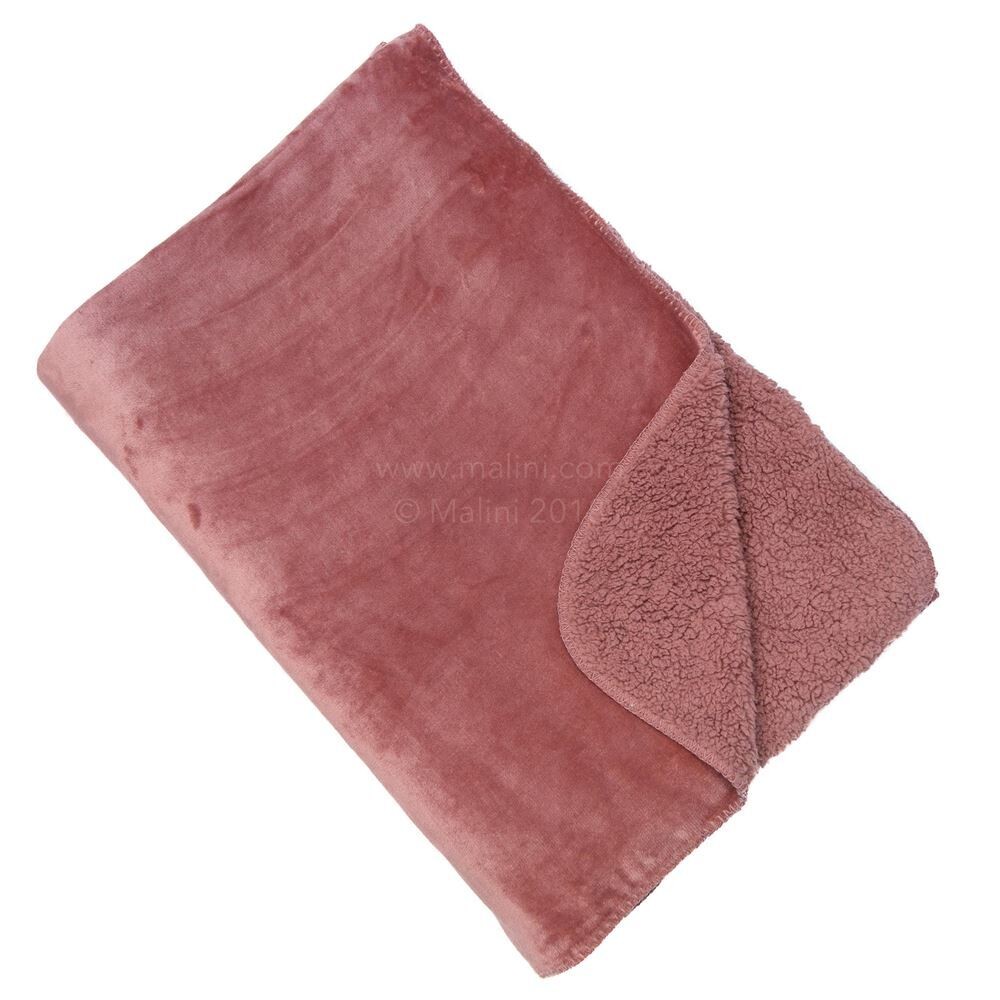 Luxury fleece Throw  - Pink/Blush