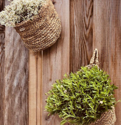 Seagrass Hanging Basket - Natural