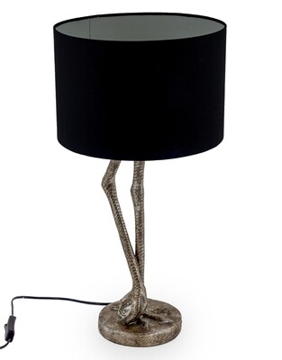 Leggy Flamingo table lamp with shade