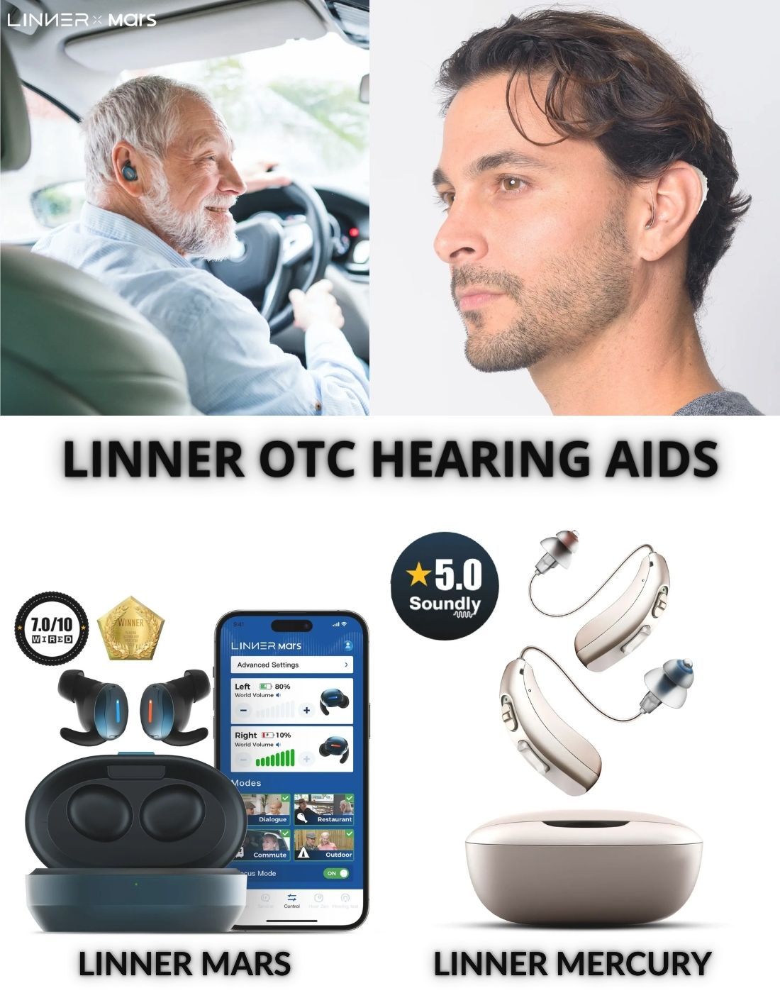 LINNER OTC HEARING AIDS