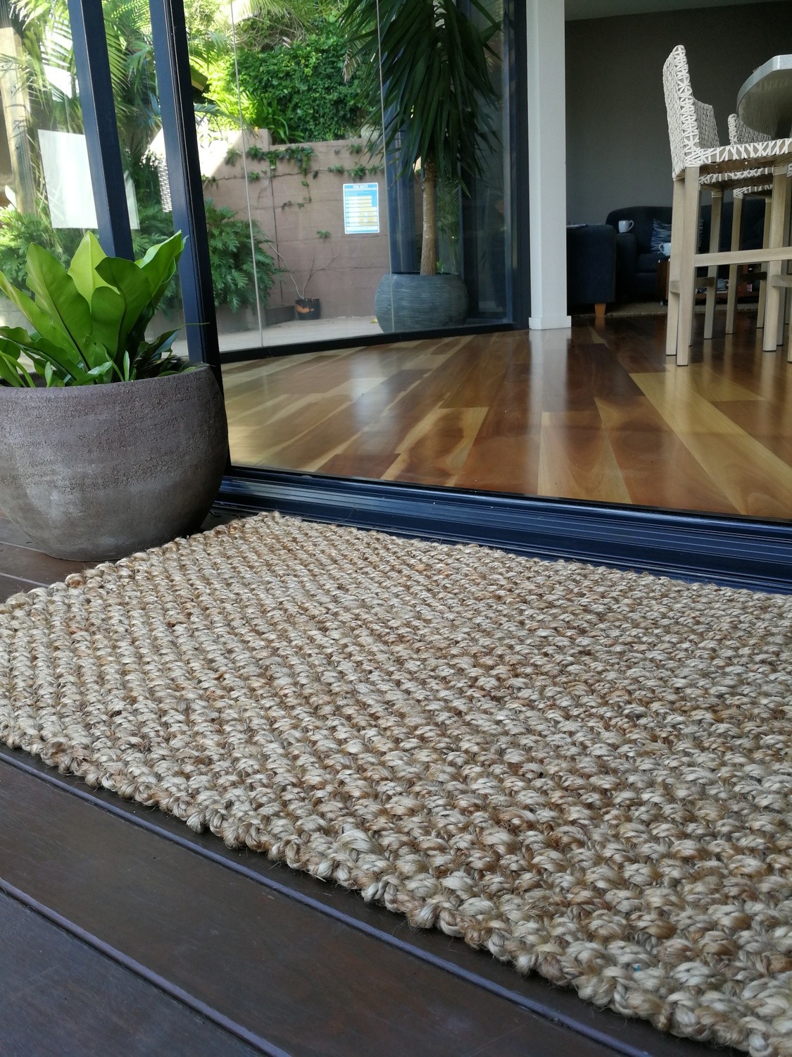 Natural Hand Woven Jute Doormat