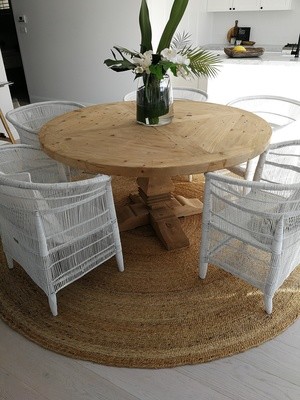 Jute Braided Round Rug