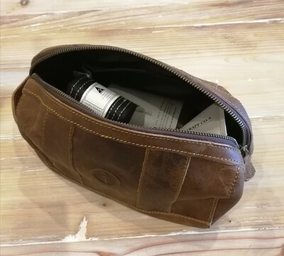 Leather Toiletry Bag