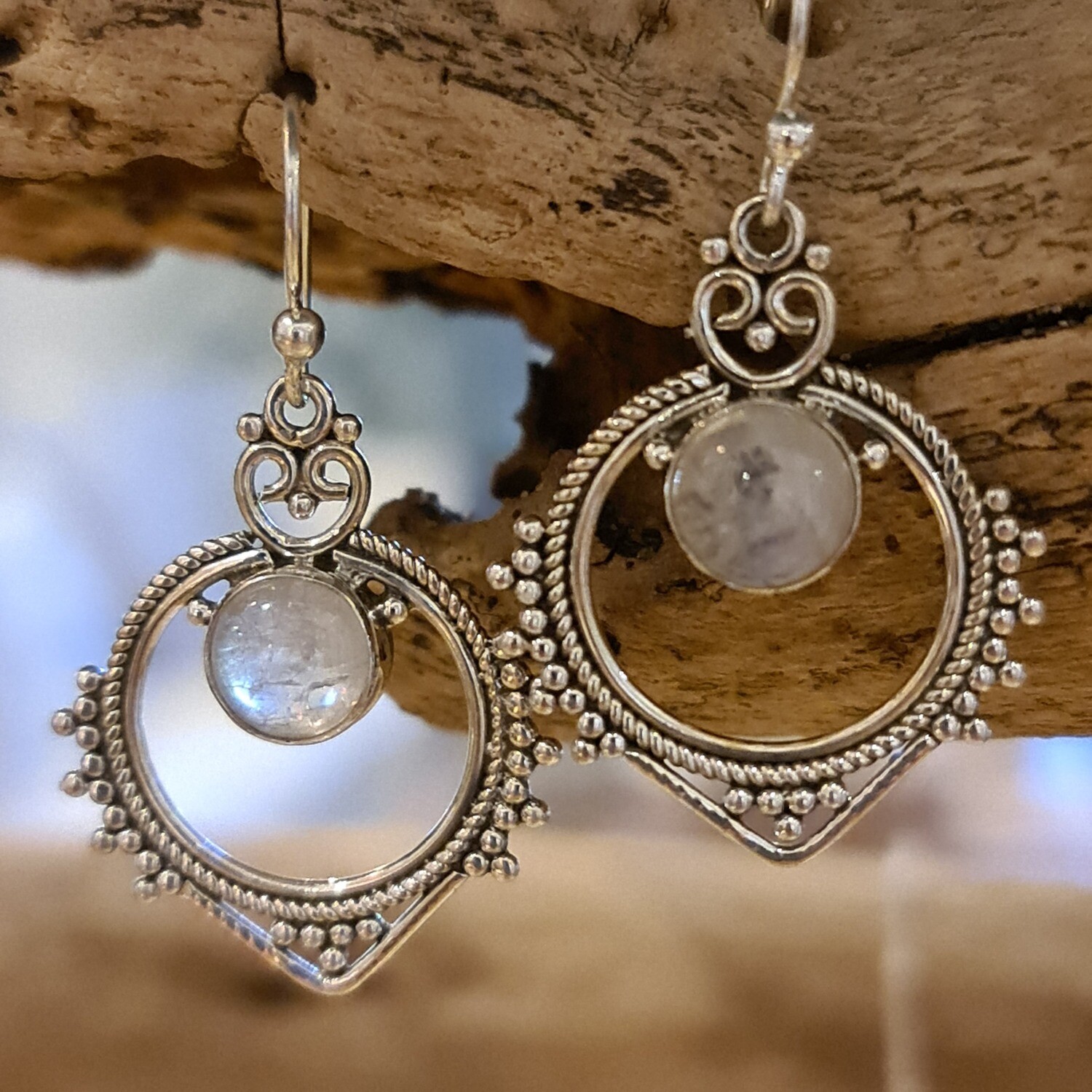 Rajasthani Moonstone Earrings