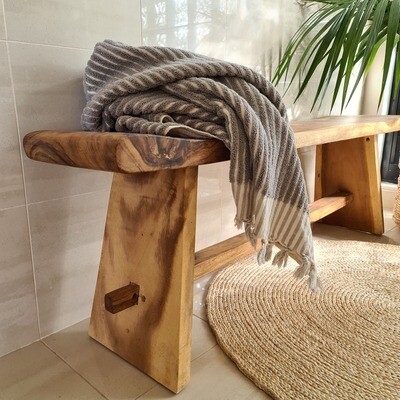 Saman Hardwood Bench stool