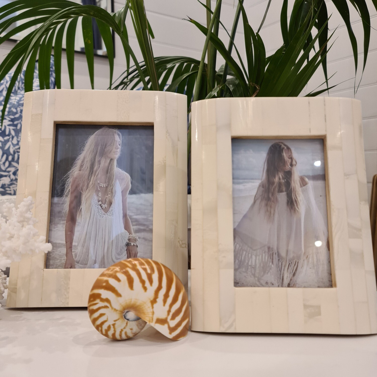 Bone Inlay Photo Frame