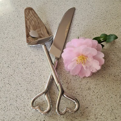Heart Cake Server Set (2 piece)