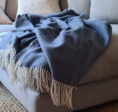 Racquel Luxe Merino Wool and Cashmere Throw / Blanket