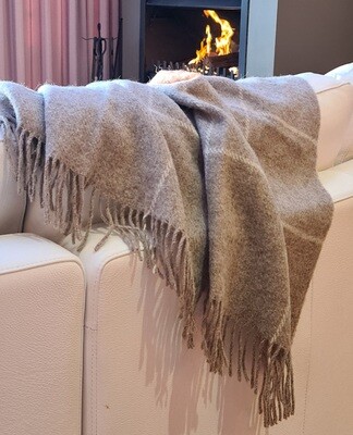 Tamara Striped Wool Blanket / Throw