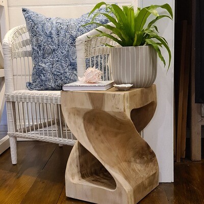 Twist Teak Side Table