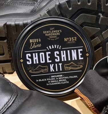Shoe Shine Travel Kit