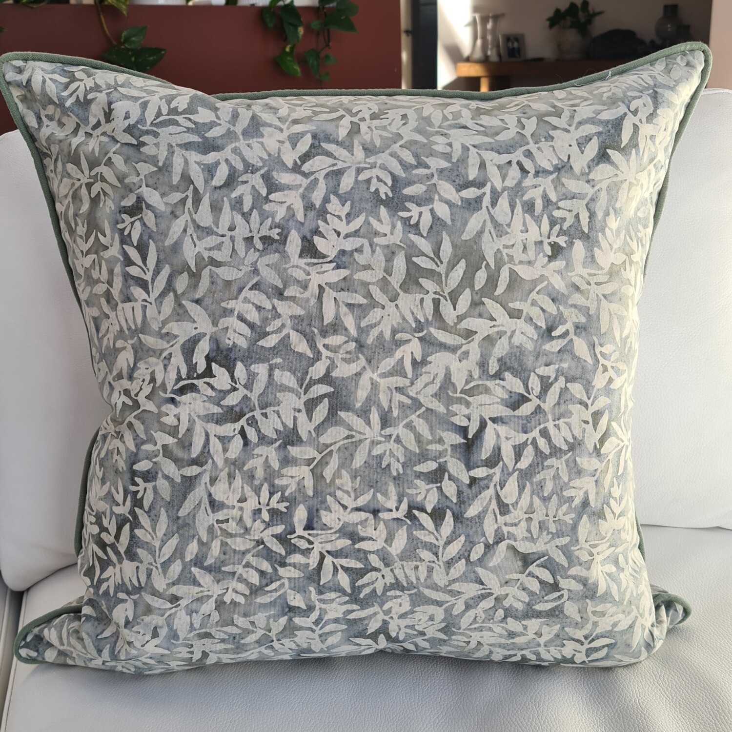 Misty Leaf Foliage Cushion