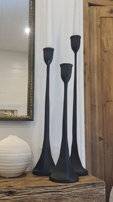 Black Candle Stick Holder