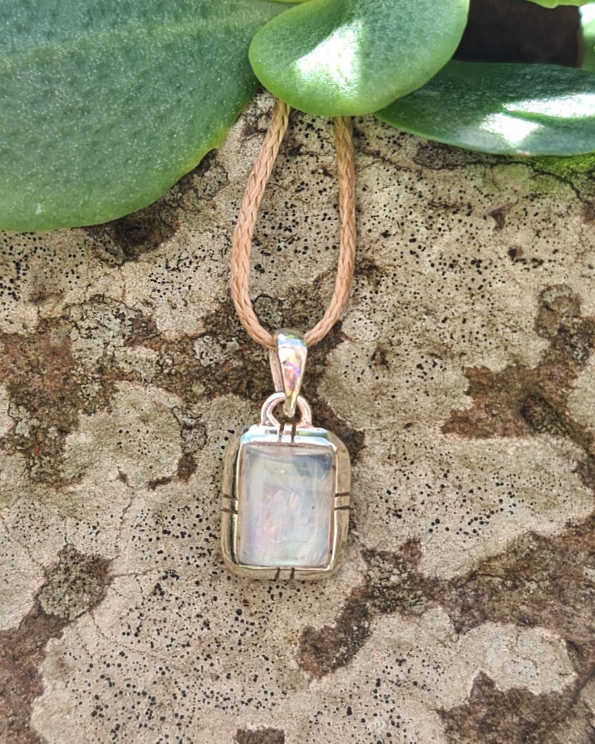 Moonstone Pendant Necklace