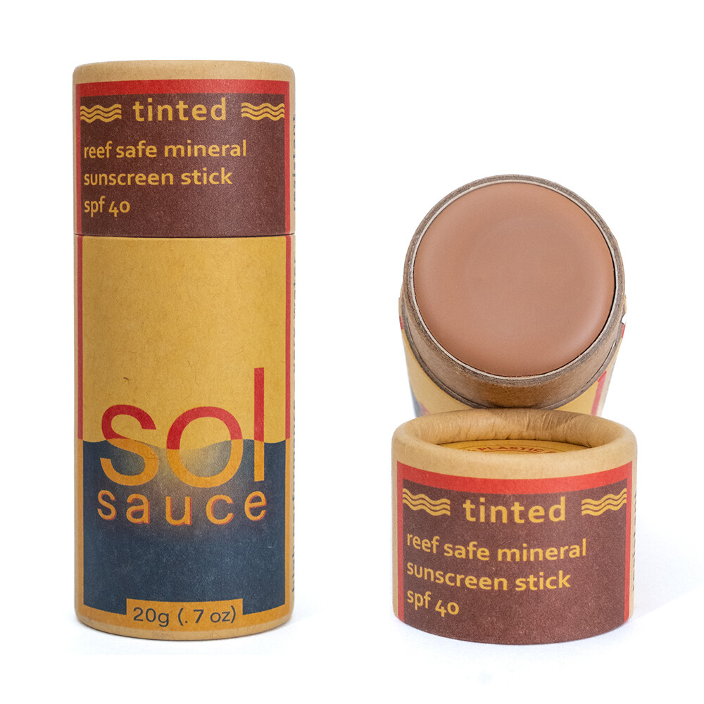 Sol Sauce Sunscreen Stick - Tinted 20grams High Performance Reef Safe