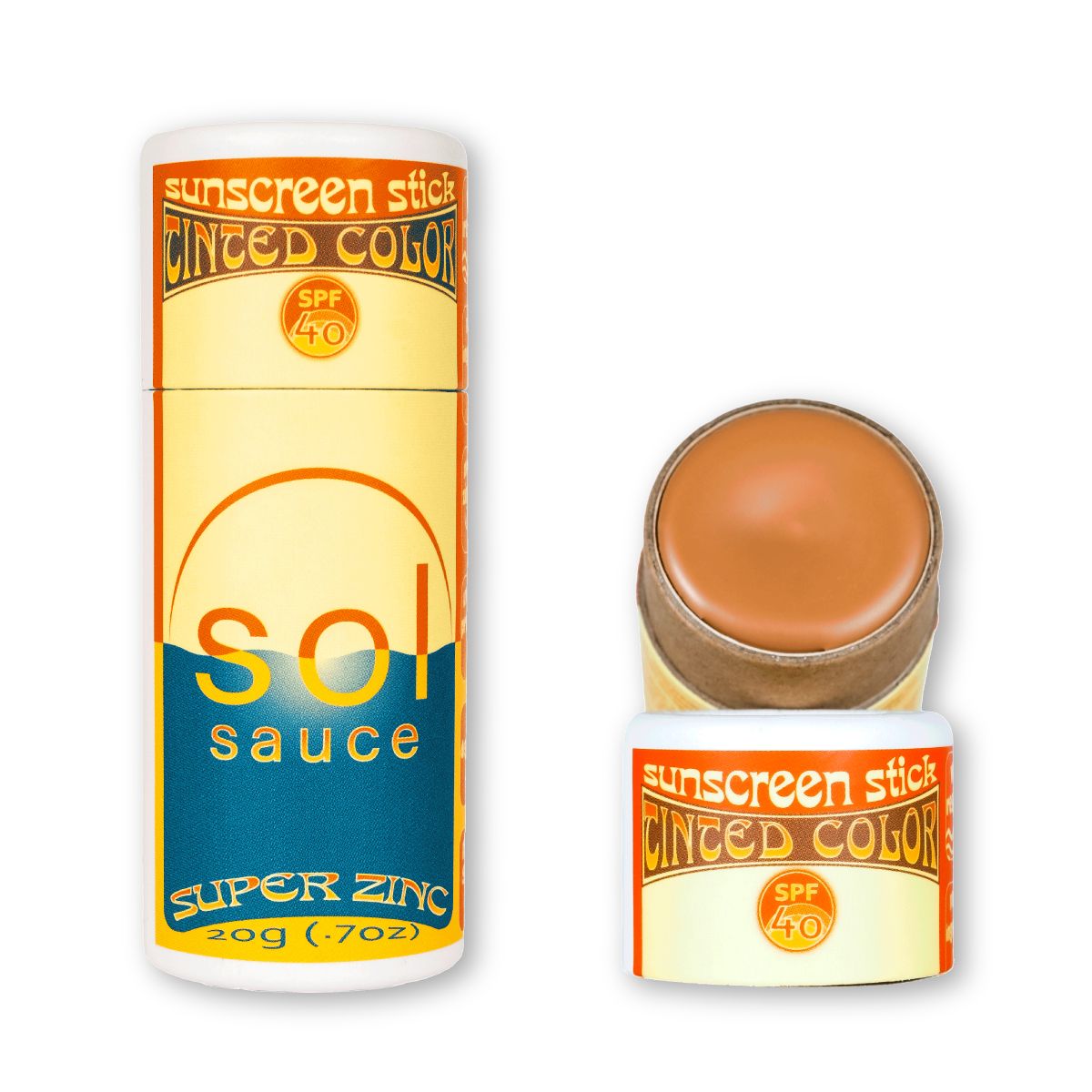 Sol Sauce Super Zinc High Performance Reef Safe Sunscreen Stick - Tinted 20grams