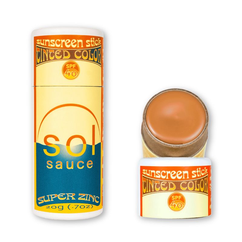 Sol Sauce Super Zinc High Performance Reef Safe Sunscreen Stick - Tinted 20grams