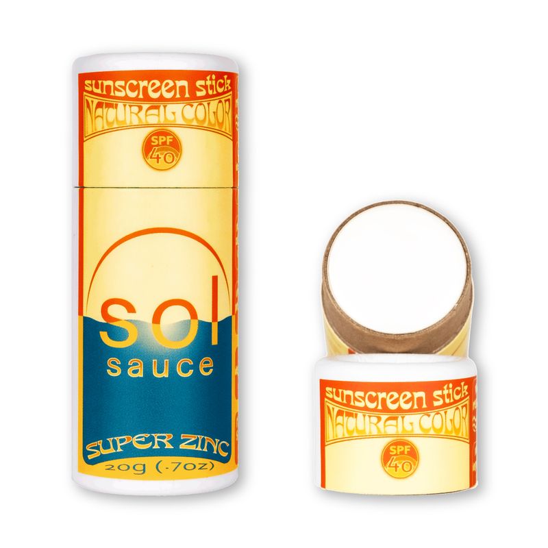 Sol Sauce Super Zinc High Performance Reef Safe Sunscreen Stick - Natural Color 20grams