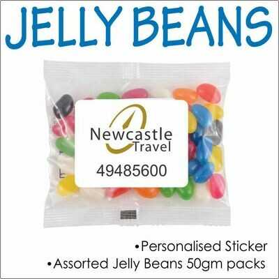 50gm ASSORTED JELLY BEANS &gt; LONG EXPIRY DATE