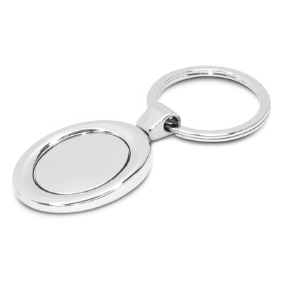 OVAL METAL KEY RING