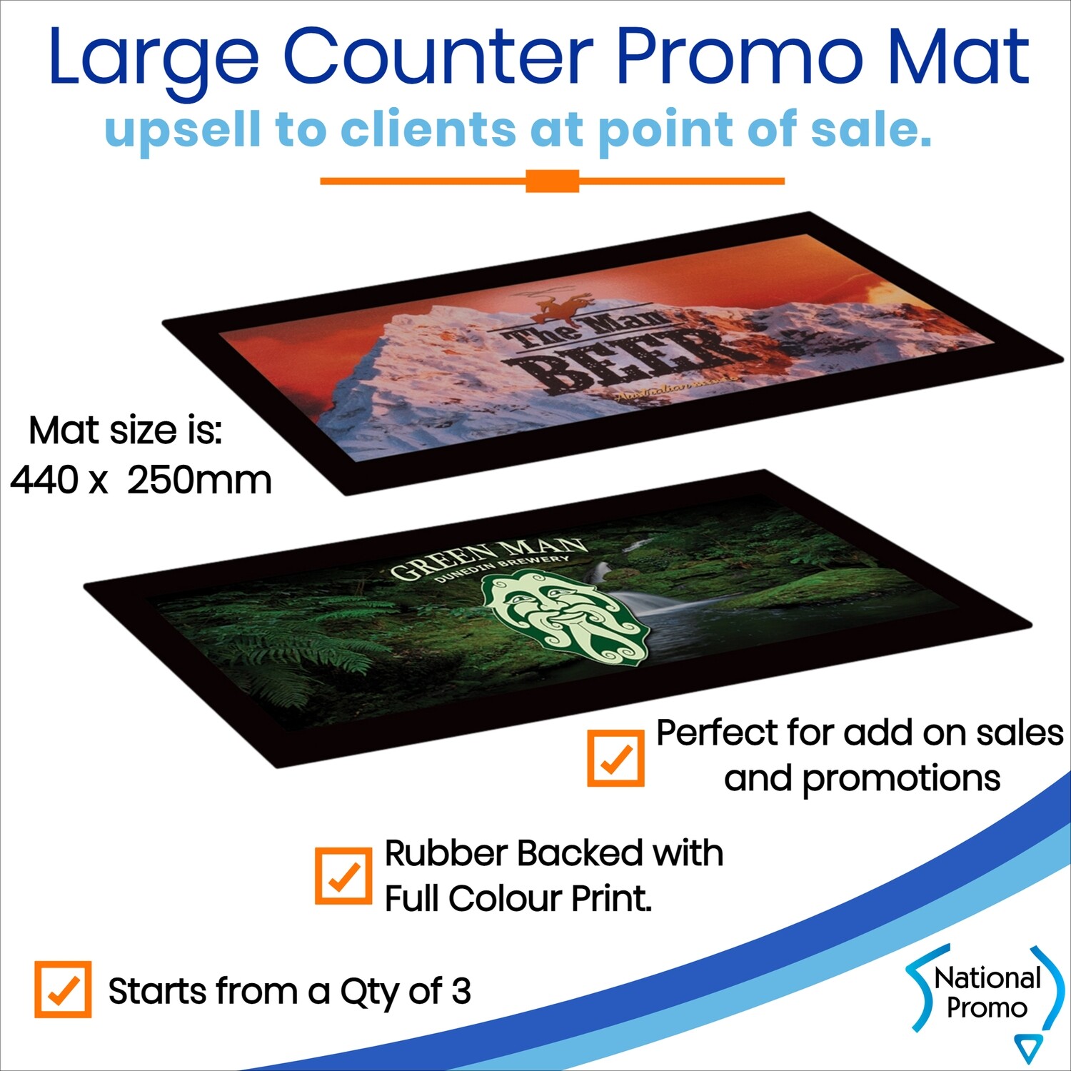 Large Counter Promo Mat