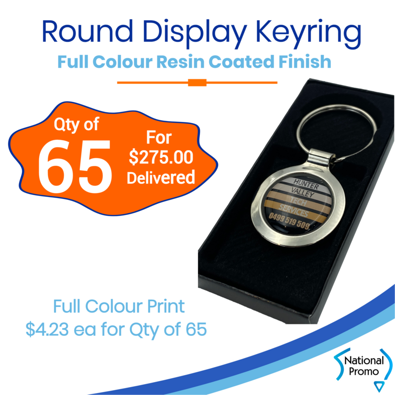 65x Round Display Keyring 65x Round Display Keyring