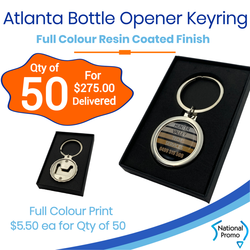 50x Atlanta Bottle Opener Keyring 50x Atlanta Bottle Opener Keyring