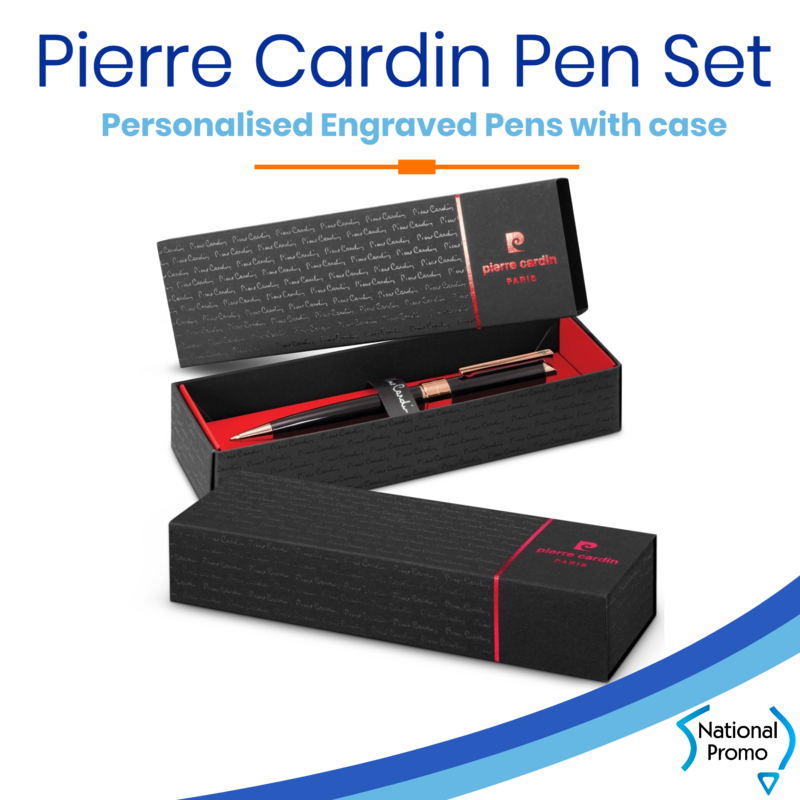 PERSONALISED &#39;PIERRE CARDIN&#39; PRESTIGE PEN SET