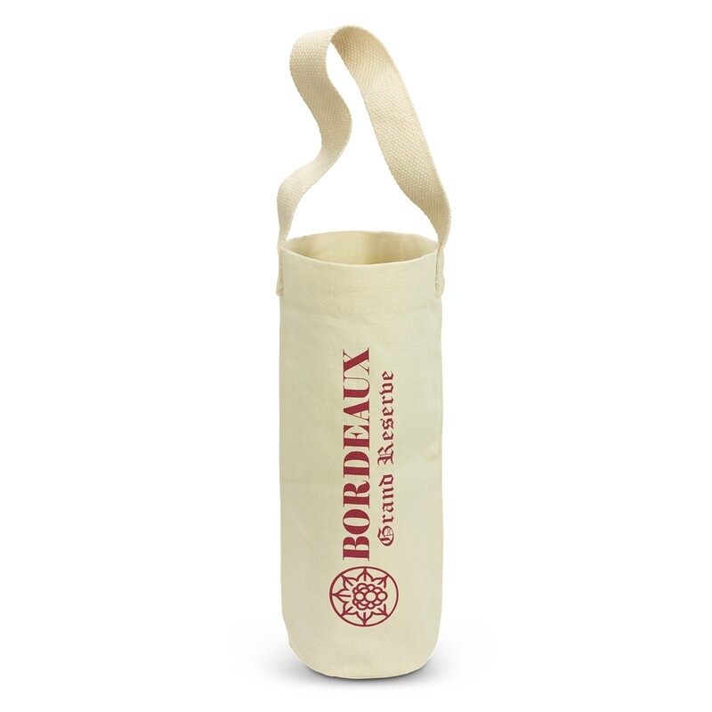 COTTON WINE TOTE with FULL COLOUR PRINT