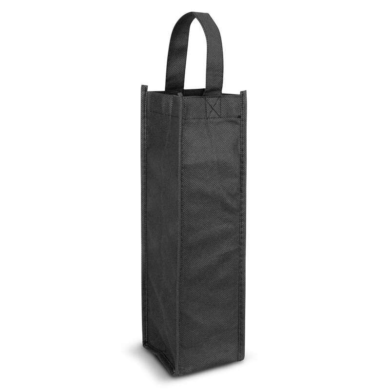 SINGLE WINE BOTTLE TOTE BAG with FULL COLOUR PRINT