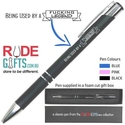 Rude Gifts Pens | Being used by a FUCKING LEGEND