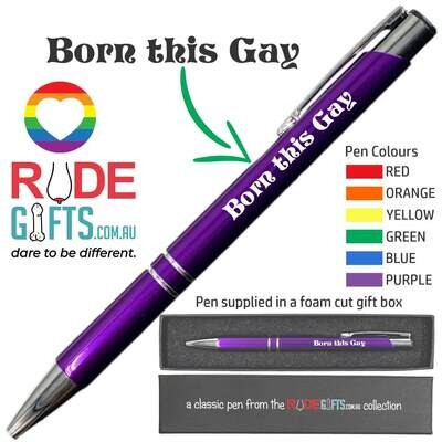 Rude Gifts Pens | Born This Gay