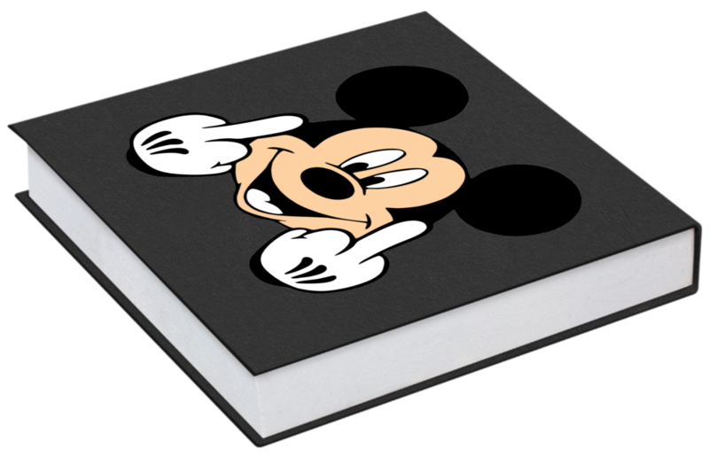 100 Page Sticky Notepad with Hard Cover > Wake Up & Be Awesome