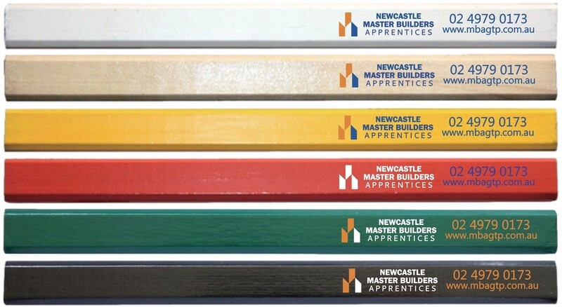 BUILDERS CARPENTER PENCILS - FULL COLOUR PRINT