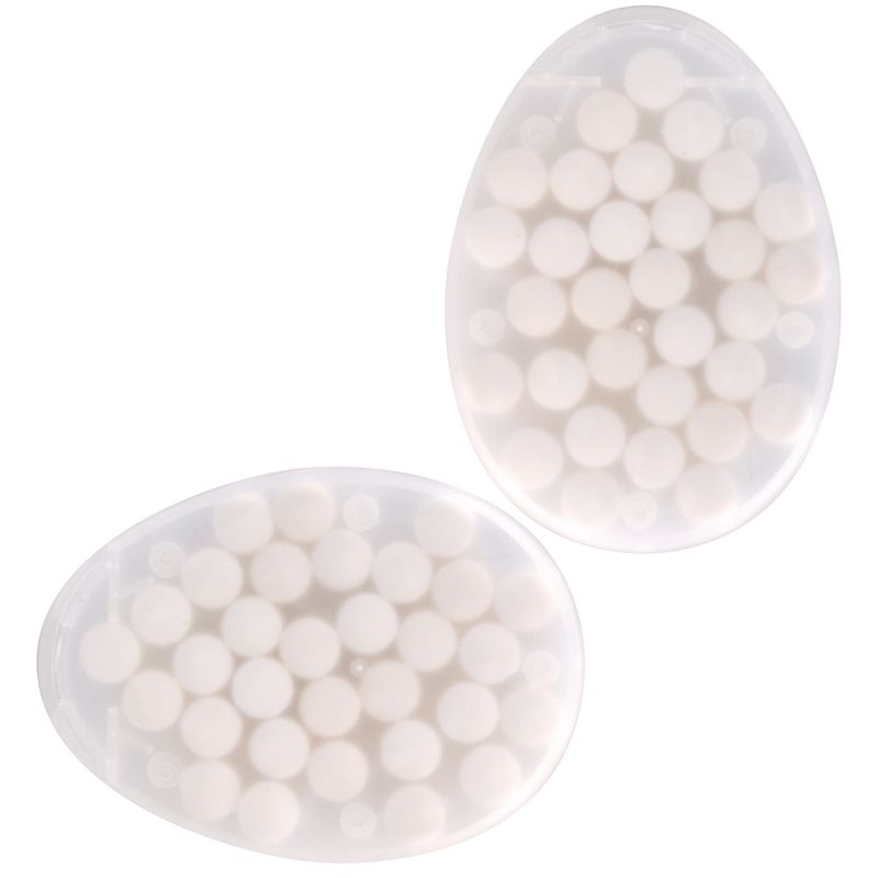 OVAL MINT DISPENSER with 30 SUGAR FREE MINTS
