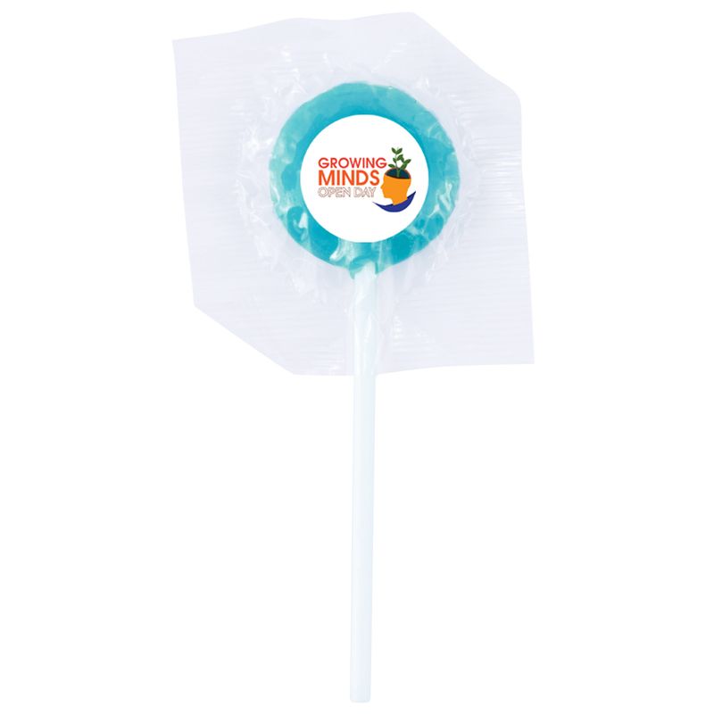 ASSORTED COLOURED LOLLIPOPS