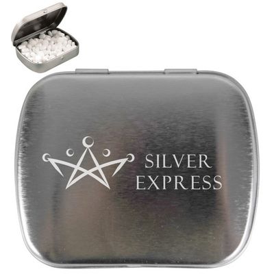 SUGAR FREE BREATH MINTS IN SILVER TIN 100 MINTS