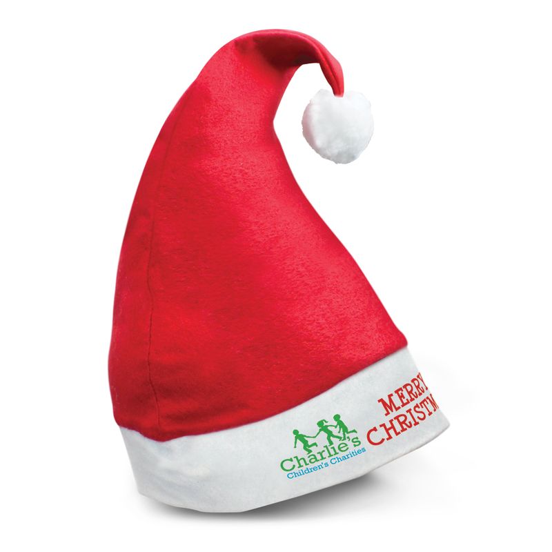 SANTA HATS &gt; PERSONALISED PRINT $4.40 ea